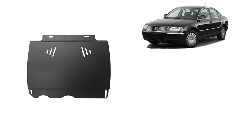 Plieninė mechaninės pavarų dėžės apsauga VW Passat B5, B5.5 (1997-2005)