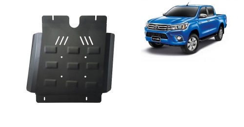 Plieninė pavarų dėžės apsauga Toyota Hilux Revo (2016-2026) Plieninė pavarų dėžės apsauga Toyota Hilux Revo (2016-2026)