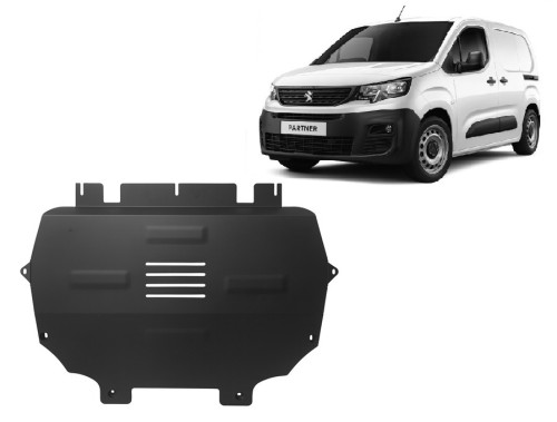 Plieninė variklio apsauga Peugeot Partner (2018-2026)