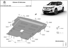 Plieninė variklio apsauga Citroen C3 Aircross (2024-2026)