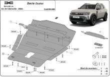 Plieninė variklio apsauga Dacia Duster - 4x4 (2024-2026)