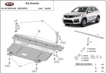 Plieninė variklio apsauga Kia Sorento (2012-2020)