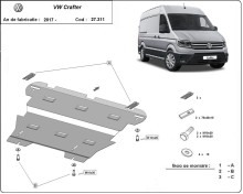 Plieninė variklio apsauga Vw Crafter (2017-2026)