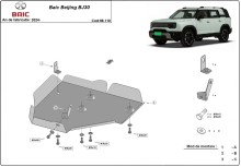 Plieninė diferencialo apsauga Baic Beijing BJ30 (2024-2026)