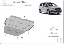 Plieninė variklio apsauga Mercedes T-Classe (2021-2026)