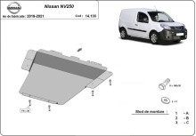 Plieninė variklio apsauga Nissan NV250 (2019-2021)
