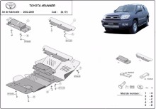 Plieninė variklio apsauga Toyota 4Runner (2002-2009)