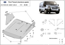 Plieninė variklio apsauga Ford Transit - RWD (2007-2013)