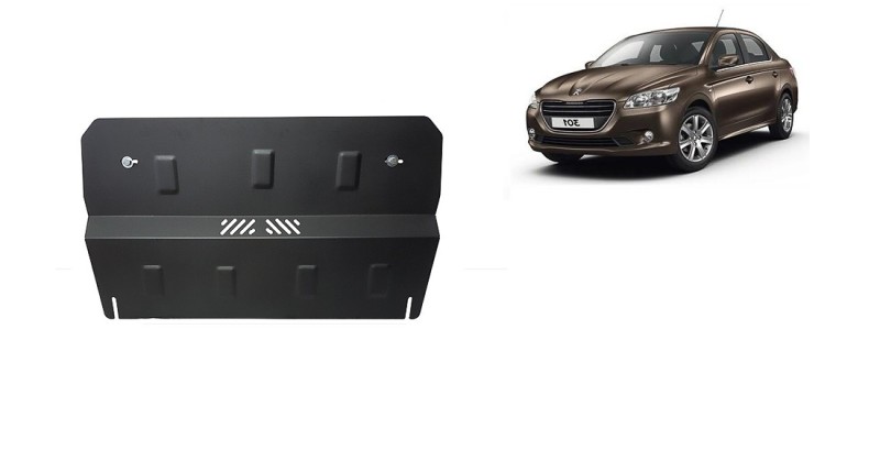 Plieninė variklio apsauga Peugeot 301 (2012-2026)