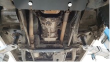 Plieninė pavarų dėžės apsauga Mitsubishi Pajero 3 (V60, V70) (1999-2007)