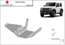 Plieninė diferencialo apsauga Suzuki Jimny (2018-2026)