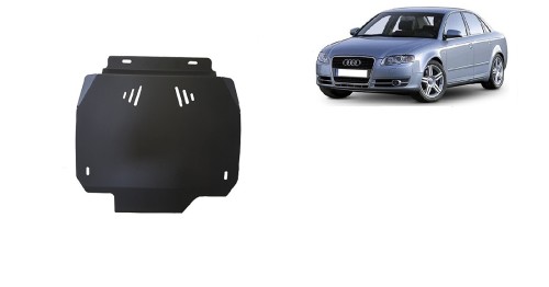 Plieninė automatinės pavarų dėžės apsauga Audi A4 B7 All Road (2005-2008)