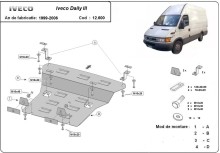 Plieninė variklio apsauga Iveco Daily 3 (1999-2006)