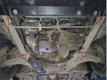 Plieninė variklio apsauga Renault Vels Satis (2001-2009)