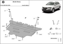 Aliumininė variklio apsauga Skoda Karoq (2016-2026)