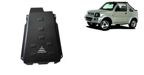 Plieninė pavarų dėžės ir reduktoriaus apsauga Suzuki Jimny (1998-2018) Plieninė pavarų dėžės ir reduktoriaus apsauga Suzuki Jimny (1998-2018)
