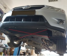 Plieninė pavarų dėžės apsauga Subaru Legacy (2003-2009)
