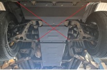 Plieninė pavarų dėžės apsauga Baic Beijing BJ40 (2023-2026)