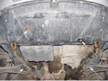 Plieninė variklio apsauga Opel Antara (2006-2010)