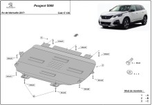 Plieninė variklio apsauga Peugeot 5008 (2017-2026)