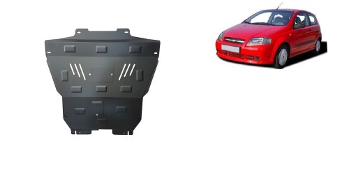 Plieninė variklio apsauga Chevrolet Kalos (2004-2008)
