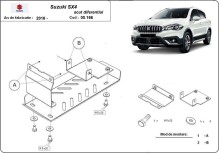 Plieninė diferencialo apsauga Suzuki SX4 (2013-2023)