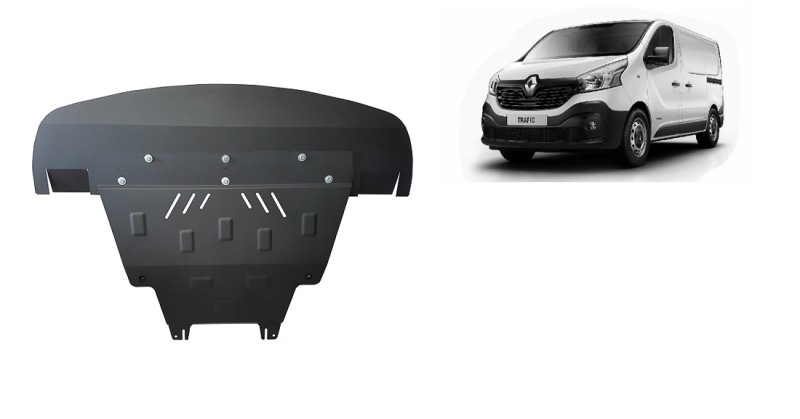 Plieninė variklio apsauga Renault Trafic (2014-2021)