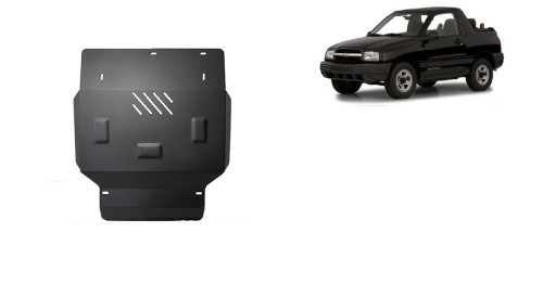 Plieninė variklio apsauga Chevrolet Tracker (1999-2005)