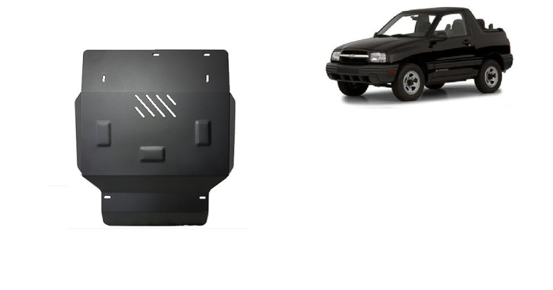 Plieninė variklio apsauga Chevrolet Tracker (1999-2005)