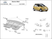 Plieninė variklio apsauga Daewoo Matiz (1998-2004)