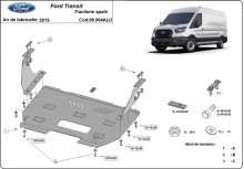 Aliumininė variklio apsauga Ford Transit RWD (2013-2023)