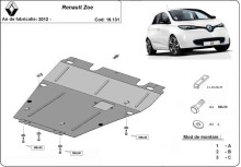 Plieninė variklio apsauga Renault Zoe (2017-2020)