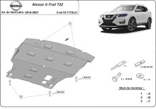 Aliumininė variklio apsauga Nissan X-Trail T32 (2014-2021)