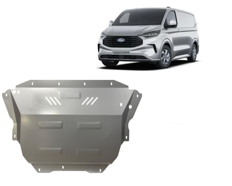 Plieninė cinkuota variklio apsauga Ford Transit Custom (2023-2026)