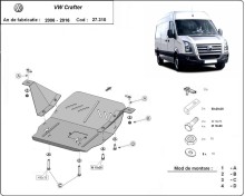 Plieninė variklio apsauga Volkswagen Crafter (2006-2016)