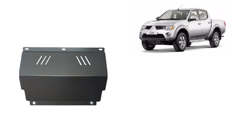 Plieninė radiatoriaus apsauga Mitsubishi L 200 (2005-2015)