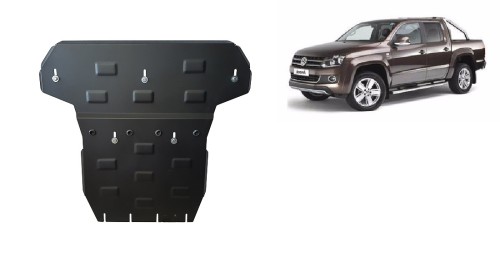 Plieninė pavarų dėžės ir reduktoriaus apsauga Volkswagen Amarok (2010-2022) Plieninė pavarų dėžės ir reduktoriaus apsauga Volkswagen Amarok (2010-2022)
