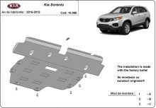 Plieninė variklio apsauga Kia Sorento (2010-2012)