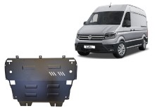 Plieninė variklio apsauga VW Crafter (2017-2026)