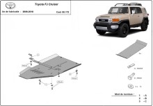 Aliumininė pavarų dėžės apsauga Toyota FJ Cruiser (2006-2018)