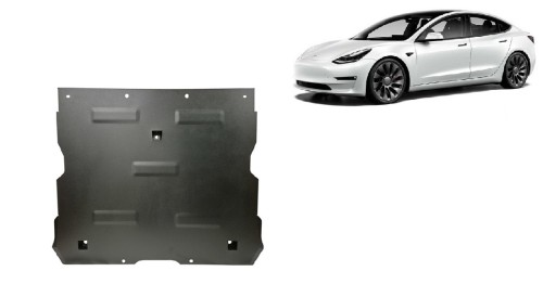 Plieninė priekinio elektros variklio apsauga Tesla Model 3 AWD (2017-2026) Plieninė priekinio elektros variklio apsauga Tesla Model 3 AWD (2017-2026)