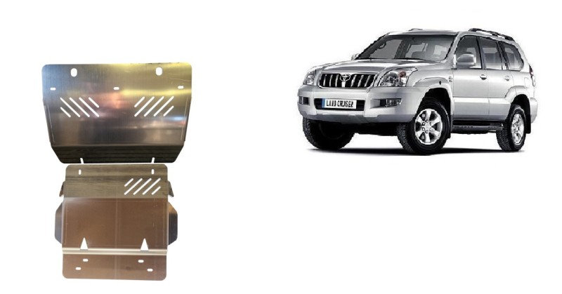 Aliumininė variklio apsauga Toyota Land Cruiser J120 (2002-2009)