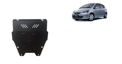 Plieninė variklio apsauga Honda Jazz (2002-2008)
