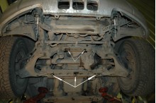 Plieninė variklio apsauga Kia Sorento (2006-2010)