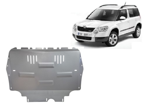 Aliumininė variklio apsauga Skoda Yeti (2009-2012)
