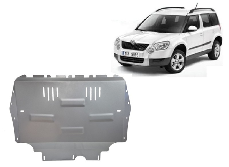 Aliumininė variklio apsauga Skoda Yeti (2009-2012)
