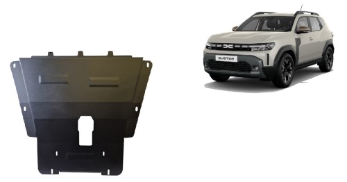 Plieninė variklio apsauga Dacia Duster - 4x2 (2024-2026)