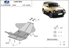 Plieninė variklio apsauga Lada Niva (1995-2020)