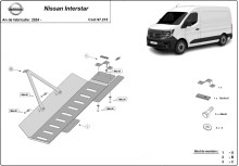 Plieninė EGR apsauga Nissan Interstar (su Start-Stop / STOP&GO sistema) (2024-2026)