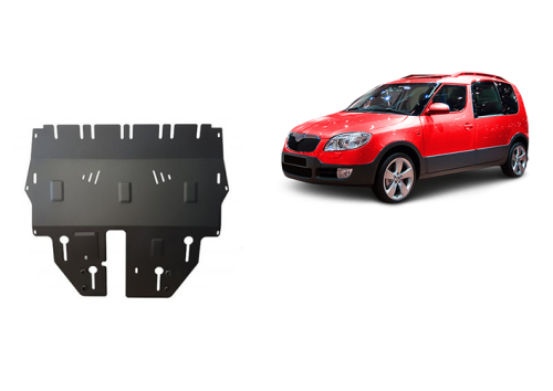 Plieninė variklio apsauga Skoda Roomster (2006-2015)